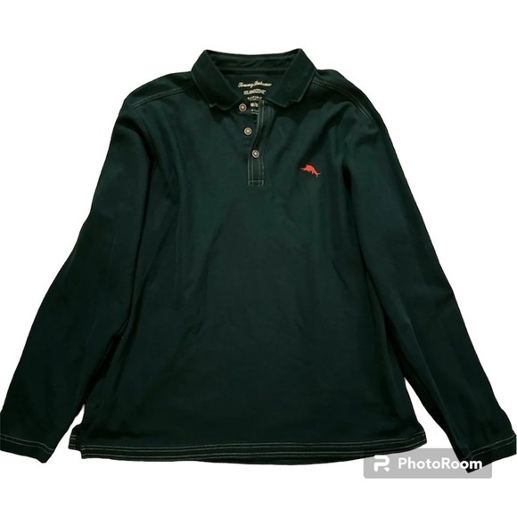 tommy bahama long sleeve polo - Picture 1 of 4